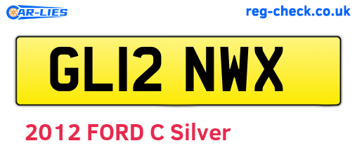 GL12NWX are the vehicle registration plates.