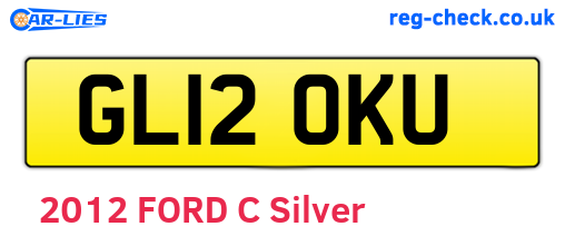 GL12OKU are the vehicle registration plates.