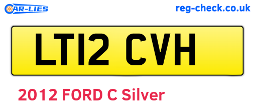 LT12CVH are the vehicle registration plates.