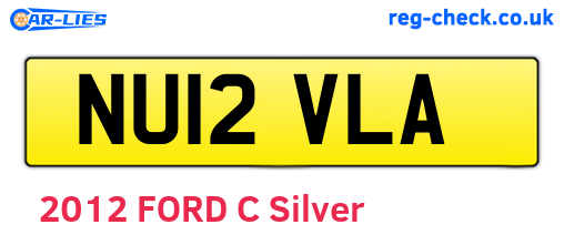 NU12VLA are the vehicle registration plates.