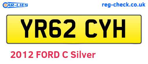 YR62CYH are the vehicle registration plates.