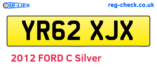YR62XJX are the vehicle registration plates.