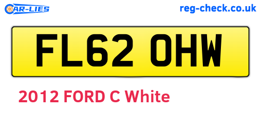 FL62OHW are the vehicle registration plates.