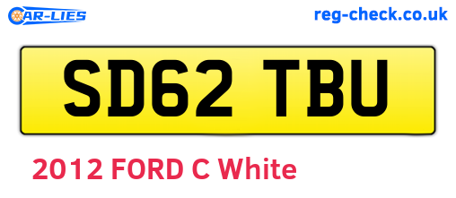 SD62TBU are the vehicle registration plates.