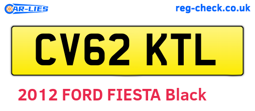 CV62KTL are the vehicle registration plates.