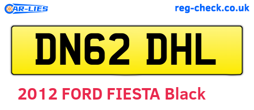 DN62DHL are the vehicle registration plates.