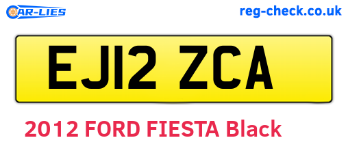 EJ12ZCA are the vehicle registration plates.
