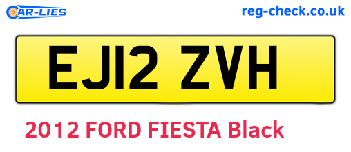 EJ12ZVH are the vehicle registration plates.