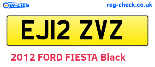 EJ12ZVZ are the vehicle registration plates.