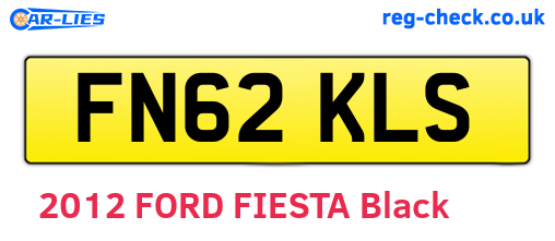 FN62KLS are the vehicle registration plates.