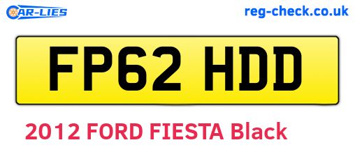 FP62HDD are the vehicle registration plates.