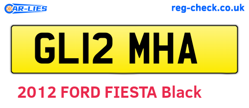 GL12MHA are the vehicle registration plates.