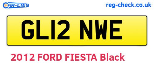 GL12NWE are the vehicle registration plates.