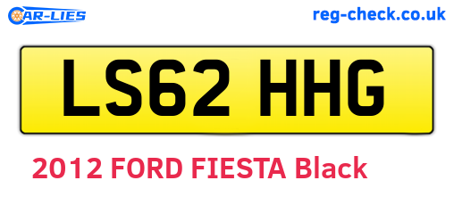 LS62HHG are the vehicle registration plates.