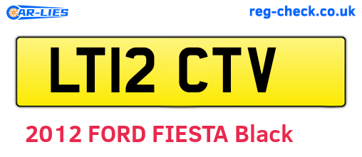 LT12CTV are the vehicle registration plates.