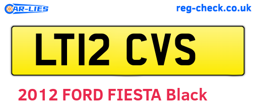 LT12CVS are the vehicle registration plates.