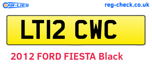 LT12CWC are the vehicle registration plates.