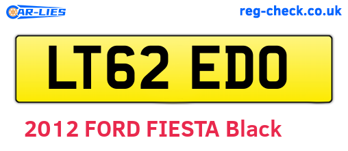LT62EDO are the vehicle registration plates.