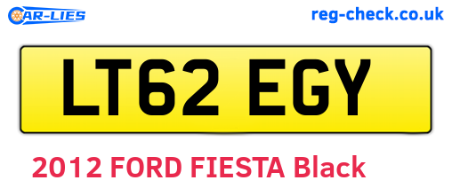LT62EGY are the vehicle registration plates.