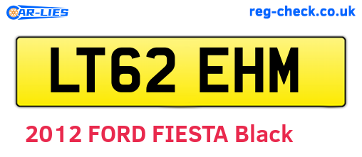 LT62EHM are the vehicle registration plates.