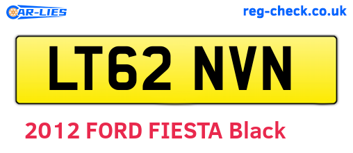 LT62NVN are the vehicle registration plates.