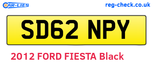 SD62NPY are the vehicle registration plates.