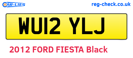 WU12YLJ are the vehicle registration plates.