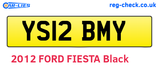 YS12BMY are the vehicle registration plates.