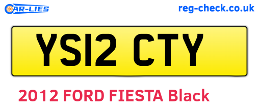 YS12CTY are the vehicle registration plates.
