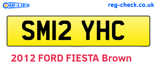 SM12YHC are the vehicle registration plates.