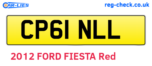 CP61NLL are the vehicle registration plates.