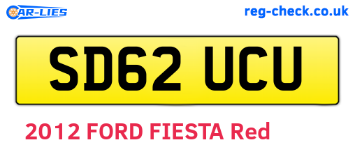 SD62UCU are the vehicle registration plates.