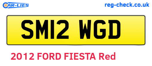 SM12WGD are the vehicle registration plates.