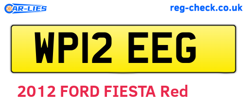 WP12EEG are the vehicle registration plates.