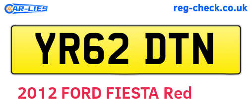 YR62DTN are the vehicle registration plates.