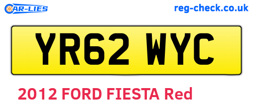 YR62WYC are the vehicle registration plates.