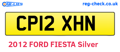 CP12XHN are the vehicle registration plates.