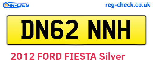 DN62NNH are the vehicle registration plates.