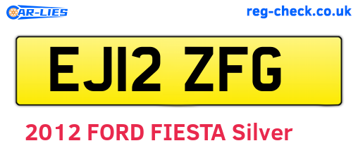 EJ12ZFG are the vehicle registration plates.