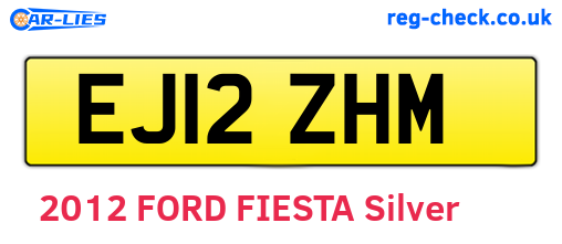 EJ12ZHM are the vehicle registration plates.