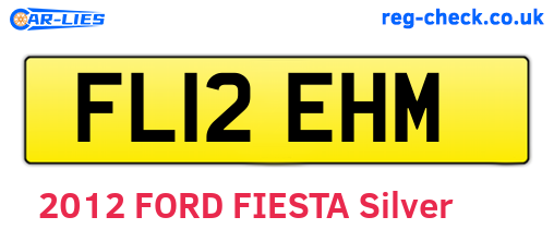 FL12EHM are the vehicle registration plates.
