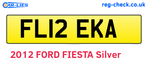 FL12EKA are the vehicle registration plates.