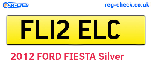 FL12ELC are the vehicle registration plates.