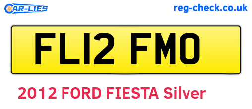 FL12FMO are the vehicle registration plates.