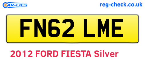 FN62LME are the vehicle registration plates.