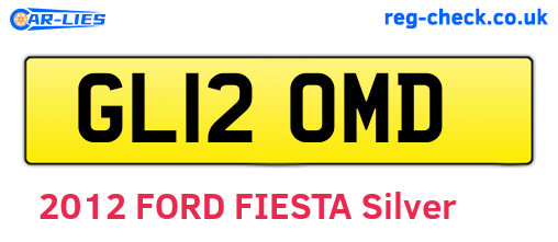 GL12OMD are the vehicle registration plates.