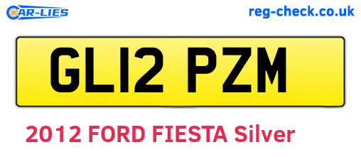 GL12PZM are the vehicle registration plates.