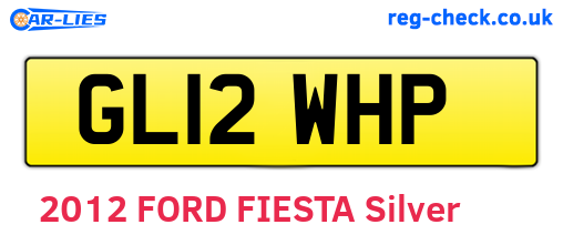 GL12WHP are the vehicle registration plates.