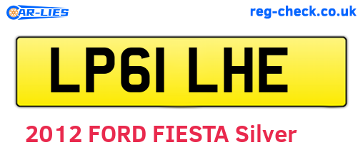LP61LHE are the vehicle registration plates.