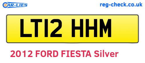 LT12HHM are the vehicle registration plates.